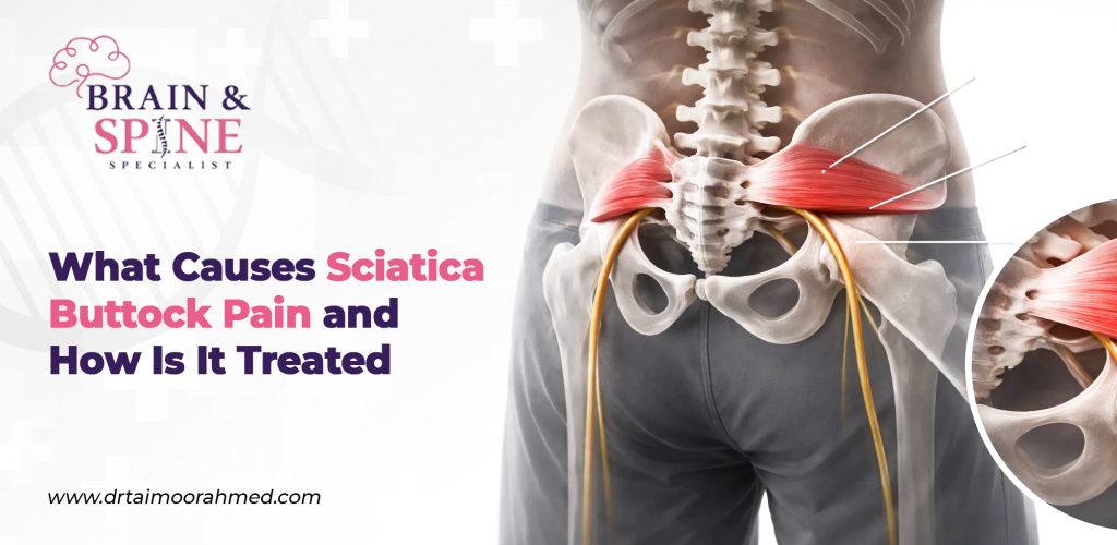 what causes sciatica buttock pain